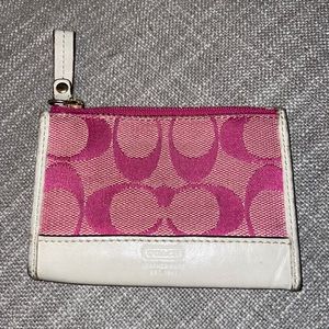 Coach card holder coin purse